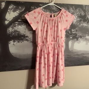 🦋Pink butterfly summer dress 6X
